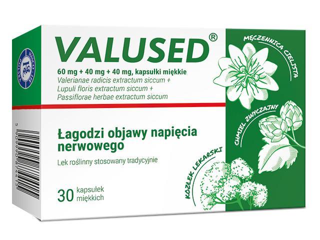 Valused interakcje ulotka kapsułki elastyczne 60mg+40mg+40mg 30 kaps.