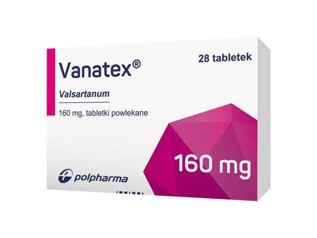 Vanatex interakcje ulotka tabletki powlekane 160 mg 