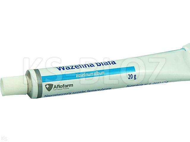 Vaselinum Album interakcje ulotka podłoże - 20 g