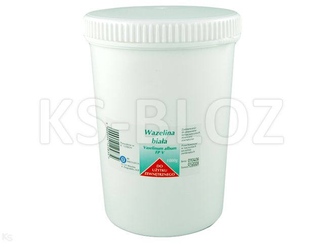 Vaselinum Album interakcje ulotka podłoże - 1 kg