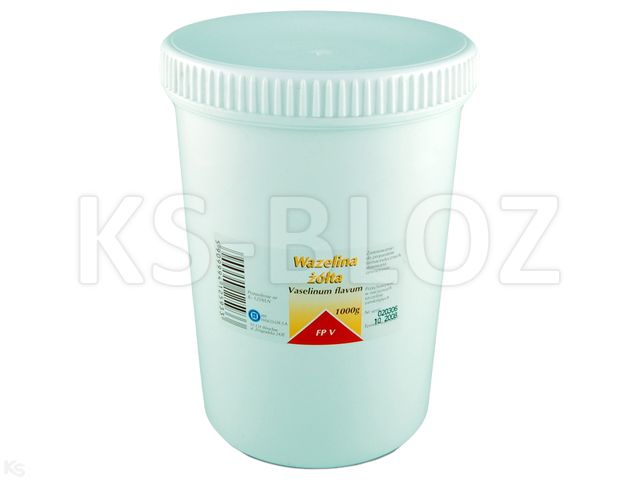 Vaselinum Flavum interakcje ulotka podłoże - 1 kg