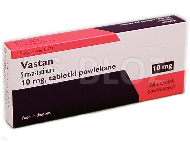 Vastan interakcje ulotka tabletki powlekane 10 mg 