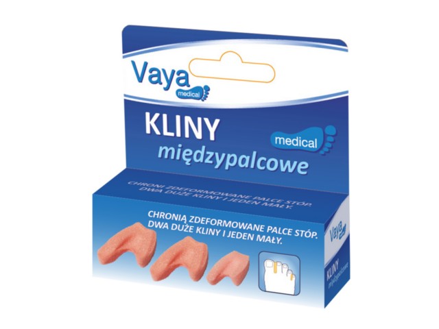 Vaya Kliny międzypalcowe interakcje ulotka  - 1 op.