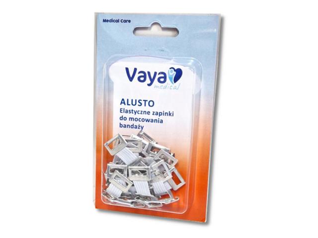 Vaya Medical Alusto Zapinki do mocowania bandaży elastyczne interakcje ulotka zapinka - 25 szt.