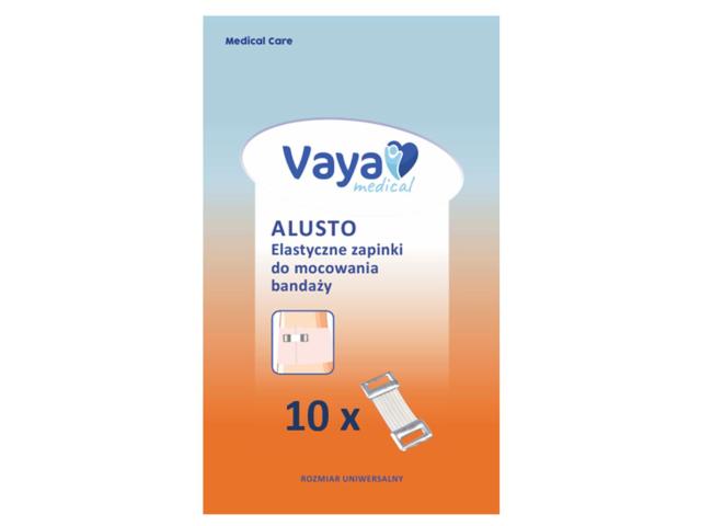 Vaya Medical Alusto Zapinki do mocowania bandaży elastyczne interakcje ulotka zapinka - 10 szt.