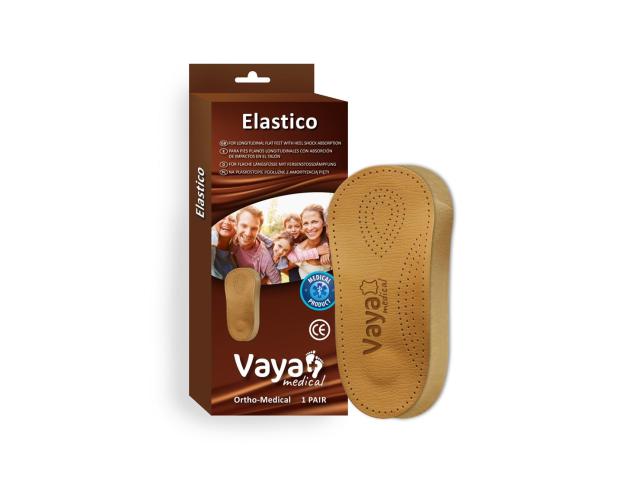 Vaya Medical Elastico Wkładki na płaskostopie podłużne ortopedyczne typu 3/4 38 interakcje ulotka wkładka do obuwia - 2 szt. (para)