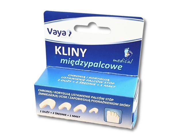 Vaya Medical Zestaw Kliny Międzypalcowe interakcje ulotka klin - 4 szt.