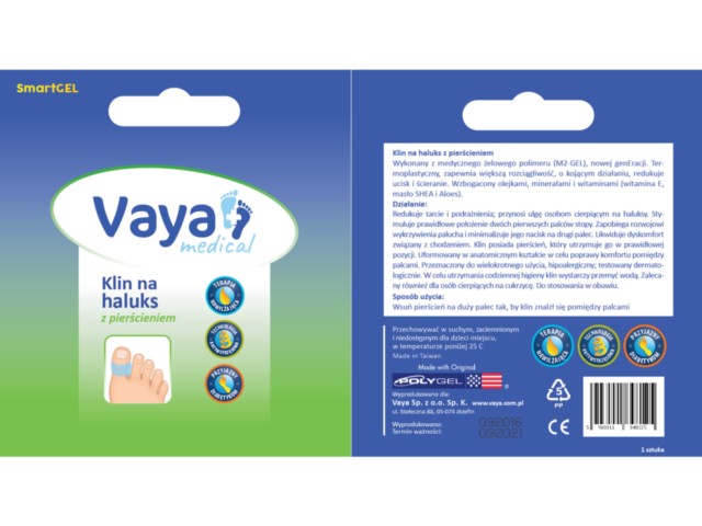 Vaya SmartGel Klin na halluks z pierścieniem interakcje ulotka klin  1 op.