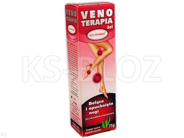 Veno Terapia Nes Pharma Żel bolące i opuchnięte nogi interakcje ulotka żel  75 g