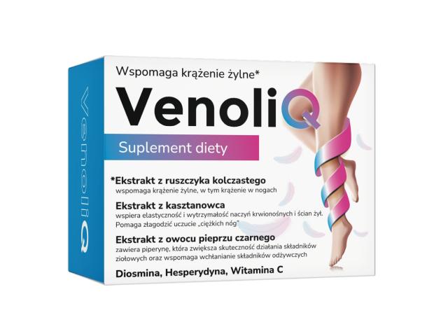 VenoliQ interakcje ulotka kapsułki twarde  60 kaps.