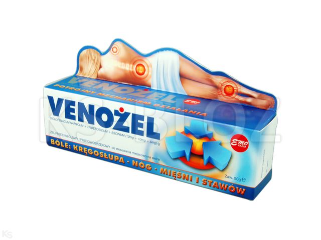 Venożel interakcje ulotka żel (12mg+10mg+5mg)/g 50 g