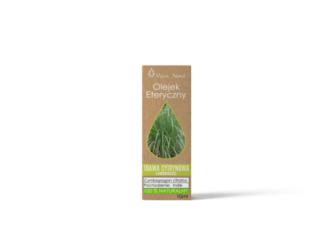 Vera Nord Olejek eteryczny trawa cytrynowa lemongrass interakcje ulotka  - 10 ml