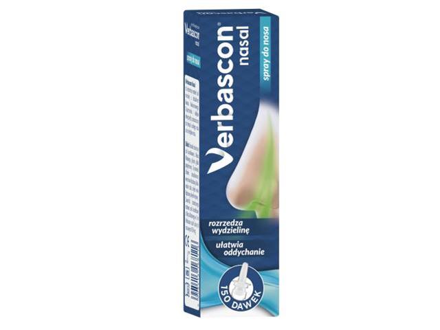 Verbascon Nasal interakcje ulotka spray do nosa  20 ml