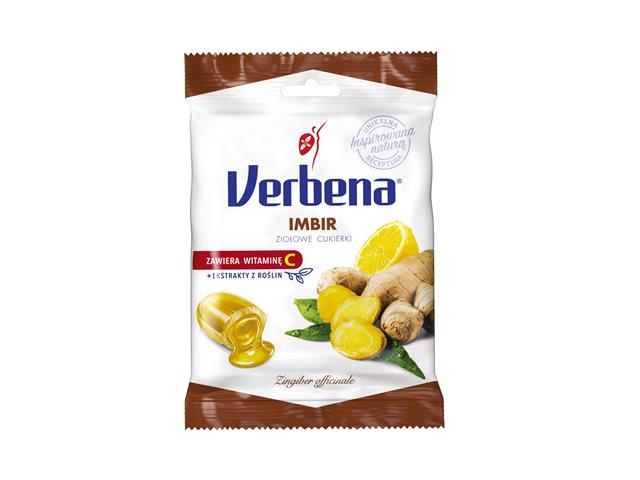 Verbena Cukierki imbir interakcje ulotka   60 g