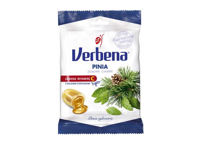 Verbena Cukierki pinia, zioła, witamina C interakcje ulotka cukierki  60 g