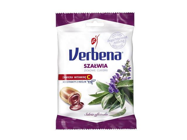 Verbena Cukierki szałwia, zioła, witamina C interakcje ulotka   60 g