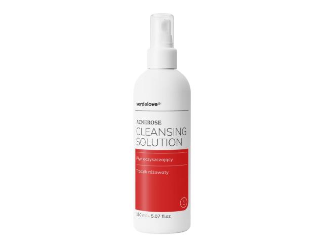Verdelove Acnerose Cleansing Solution Płyn do pielęgnacji skóry z objawami trądziku oczyszczający interakcje ulotka płyn - 150 ml