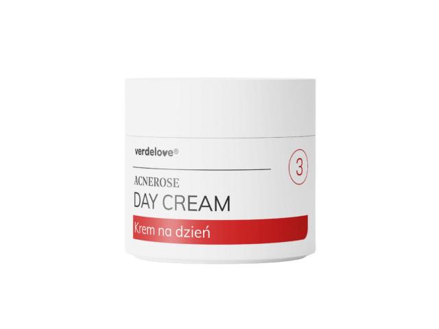 Verdelove Acnerose Day Cream Krem na dzień do skóry z objawami trądziku różowatego interakcje ulotka krem  30 ml
