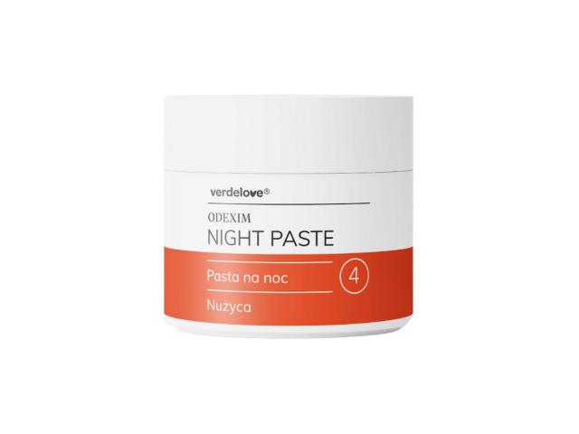 Verdelove Odexim Night Paste Pasta na noc dla skóry z objawami nużycy interakcje ulotka pasta  30 ml