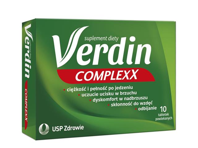 Verdin Complexx interakcje ulotka tabletki powlekane  10 tabl.