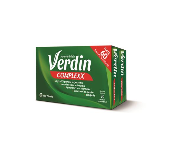 Verdin Complexx interakcje ulotka tabletki powlekane - 60 tabl.