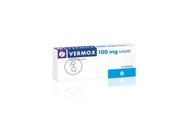 Vermox interakcje ulotka tabletki 100 mg 6 tabl.