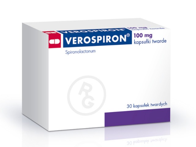 Verospiron interakcje ulotka kapsułki twarde 100 mg 30 kaps. | (3 blist. po 10 kaps.)