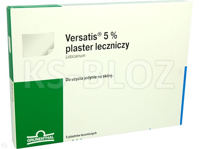 Versatis interakcje ulotka plaster leczniczy 700 mg 