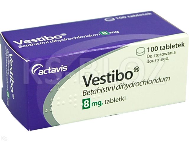 Vestibo interakcje ulotka tabletki 8 mg 100 tabl.