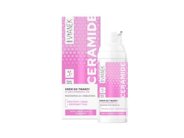 Vianek Hero Ceramide Krem do twarzy z ceramidami 2% interakcje ulotka krem - 50 ml