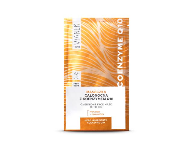 Vianek Hero Coenzyme Q10 Maseczka całonocna z koenzymem Q10 interakcje ulotka maseczka  10 ml