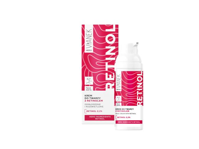 Vianek Hero Retinol Krem do twarzy z retinolem interakcje ulotka krem - 50 ml