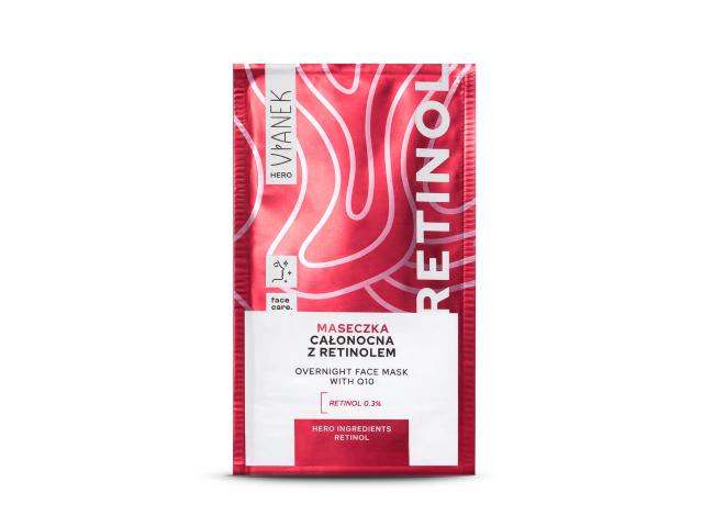 Vianek Hero Retinol Maseczka całonocna z retinolem 0,3% interakcje ulotka maseczka 10 ml