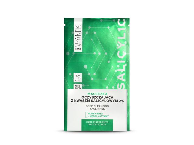 Vianek Hero Salicylic Maseczka oczyszczająca z kwasem salicylowym 2% interakcje ulotka maseczka  10 ml