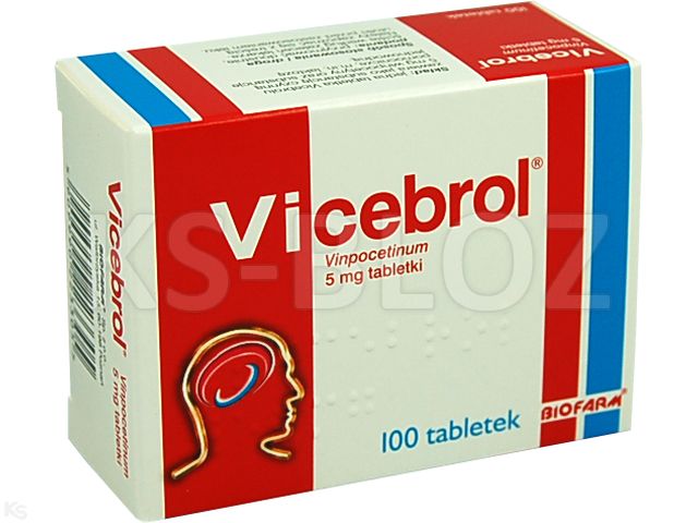 Vicebrol interakcje ulotka tabletki 5 mg 100 tabl. | 5 blist.po 20 szt.