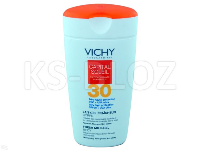 VICHY Capit.Sol. Żel/Mlecz. SPF30/PPD10 interakcje ulotka żel  150 ml