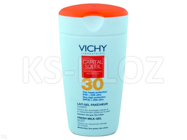 VICHY Capit.Sol. Żel/Mlecz. SPF30/PPD10 interakcje ulotka   150 ml