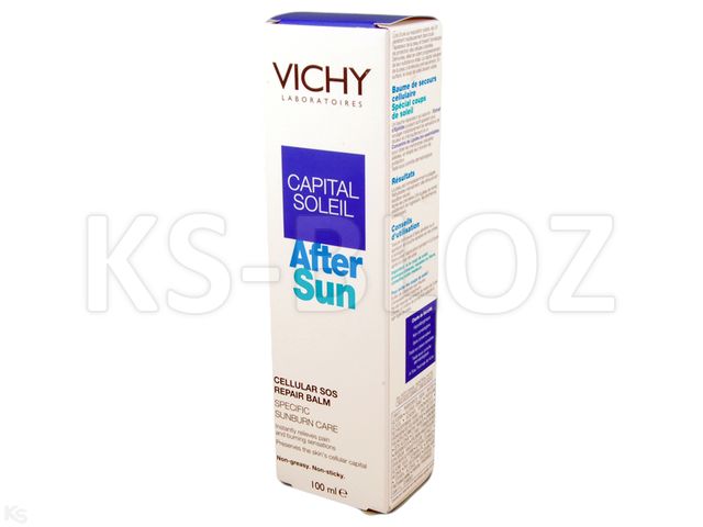 Vichy Capital Soleil Balsam po opalaniu SOS interakcje ulotka   100 ml