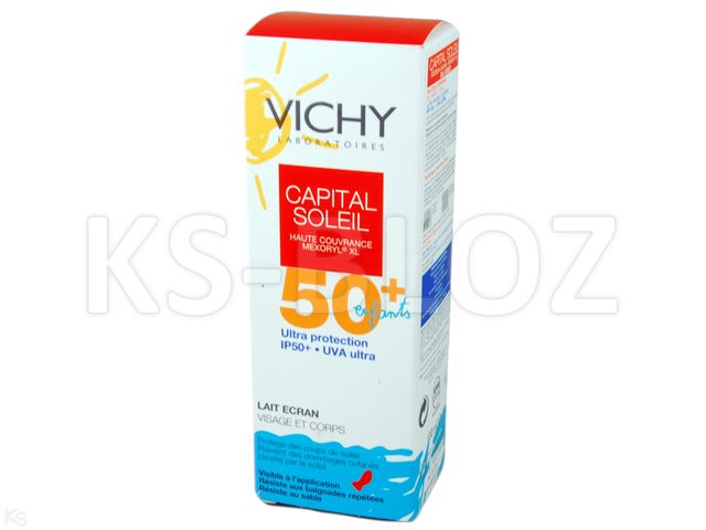Vichy Capital Soleil Mleczko przeciwalergiczny do ciała SPF 50+ interakcje ulotka   100 ml