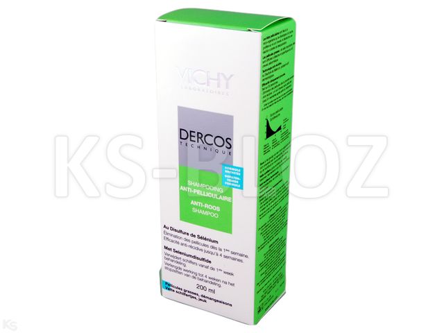 Vichy Dercos Szampon do mycia włosów antipelliculaire interakcje ulotka   200 ml