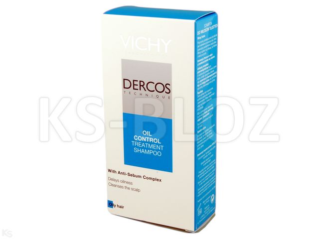 Vichy Dercos Szampon do mycia włosów tłustych interakcje ulotka szampon  200 ml