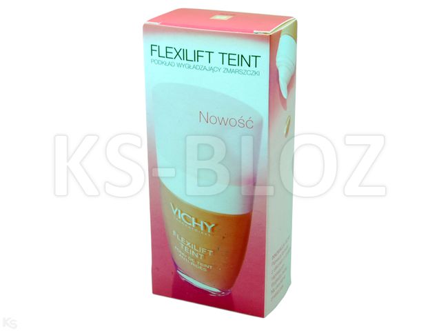 Vichy Flexilift Podkład wygładzający zmarszczki nude 25 interakcje ulotka podkład do twarzy  30 ml