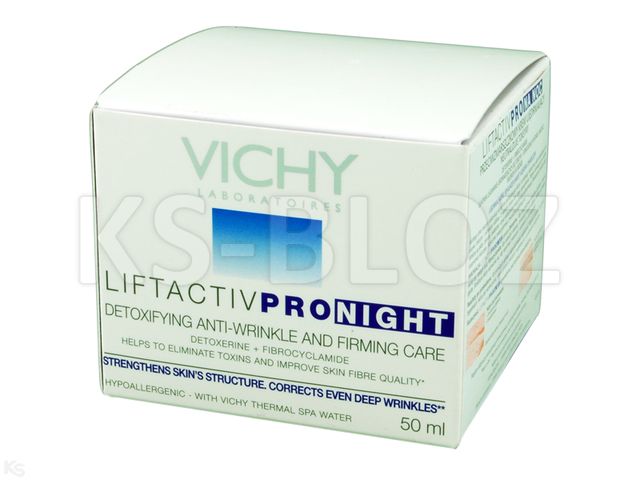 Vichy Liftactiv Pro Krem przeciwzmarszczkowy na noc interakcje ulotka   50 ml