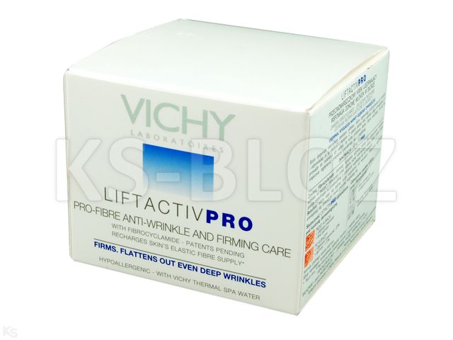 Vichy Liftactiv Pro Krem przeciwzmarszczkowy ujędrniający skóra sucha interakcje ulotka   50 ml