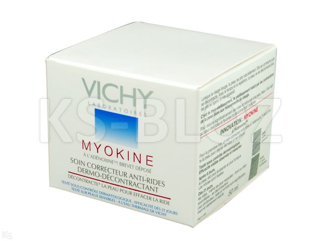 Vichy Myokine Krem korygujący zmarszczki cera normalna, mieszana interakcje ulotka   50 ml