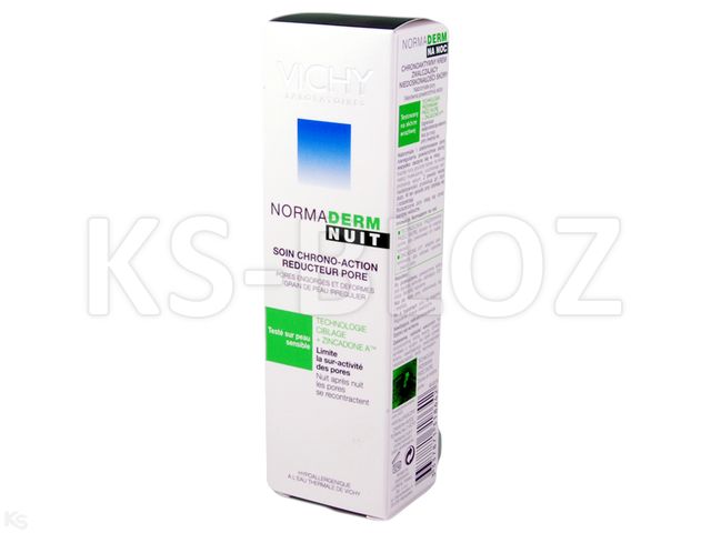 Vichy Normaderm Krem na noc zwalczający niedoskonałości skóry interakcje ulotka   50 ml