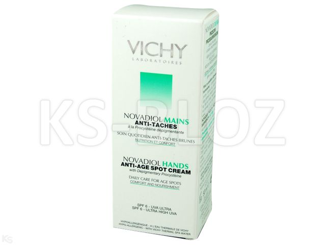 Vichy Novadiol Krem do rąk przeciw przebarwieniom interakcje ulotka krem  50 ml