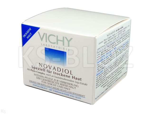 Vichy Novadiol Krem przywracający gęstość do twarzy, szyi cera sucha interakcje ulotka   50 ml
