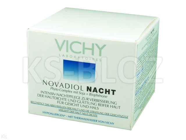 Vichy Novadiol Krem przywracający gęstość do twarzy, szyi na noc interakcje ulotka   50 ml