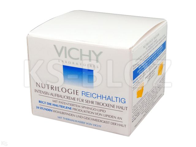 Vichy Nutrilogie Baume Balsam do twarzy cera bardzo sucha interakcje ulotka balsam  50 ml